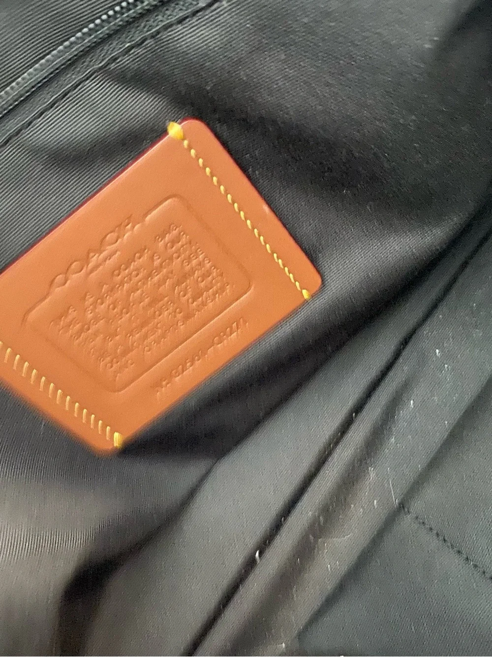 Black Coach Laptop Bag
